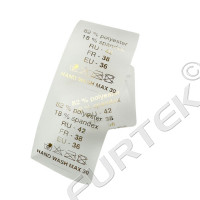 Силиконовый ярлык для одежды