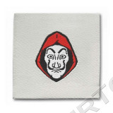 Жаккардовые этикетки с объемным логотипом