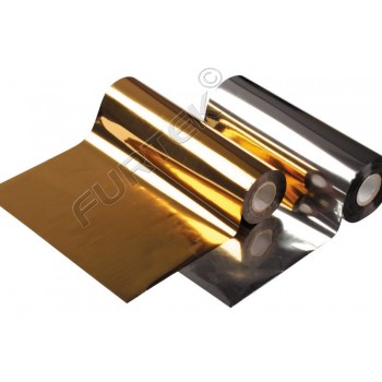 Фольга золотая яркая металлизированная для горячего тиснения