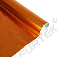 Фольга для горячего тиснения оранжевая металлизированная