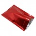 Пакет с застежкой zip-lock цвета красный металлик