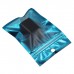 Пакет с застежкой zip-lock цвета синий металлик