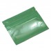 Пакет с застежкой zip-lock зеленый металлик