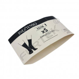 Обечайка для носков 85х50х160 мм из микрогофрокартона, цвет белый