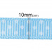 Лента репсовая 10 мм голубая премиум 100 м