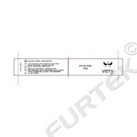 Комбинированный сатиновый ярлык 98х15 мм для нижнего белья