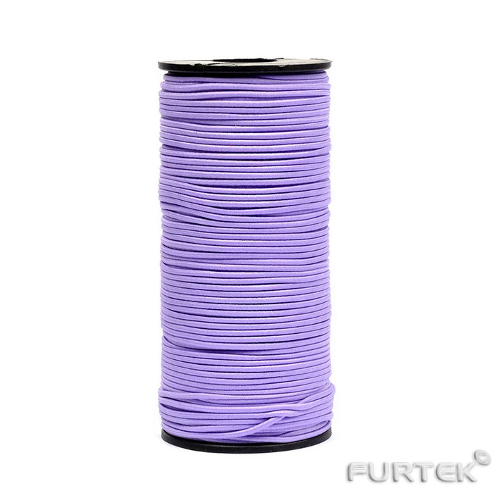 Шляпная резинка фиолетового цвета