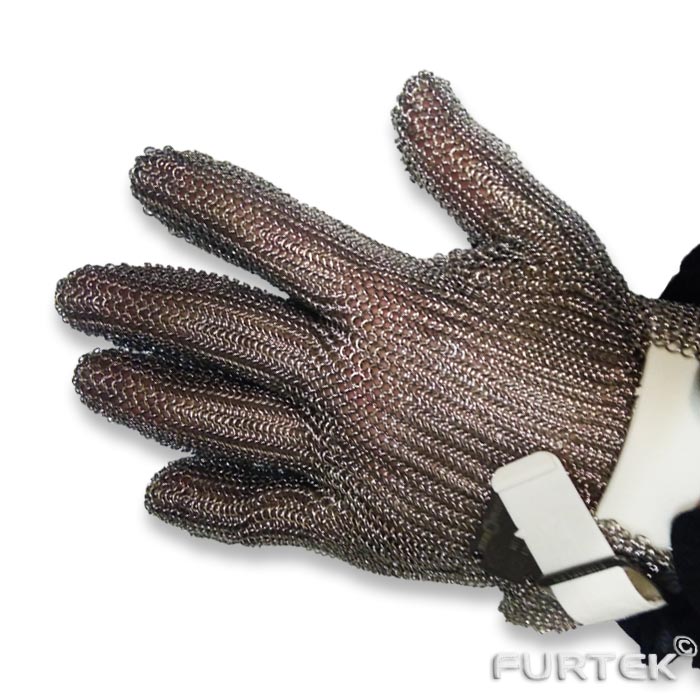 Кольчужная перчатка пятипалая без манжеты