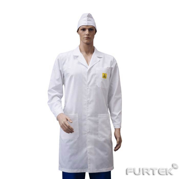 Антистатический халат на манекене мужской Антистатический халат на манекене мужской