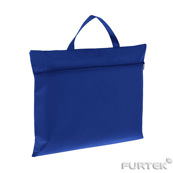 Конференц-сумка из спанбонда синего цвета