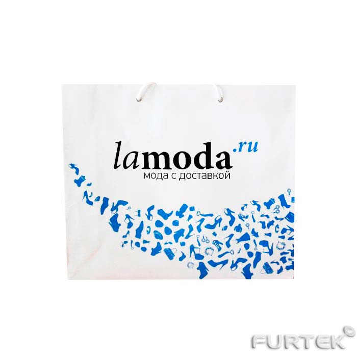 Пакет с логотипом Ламоды