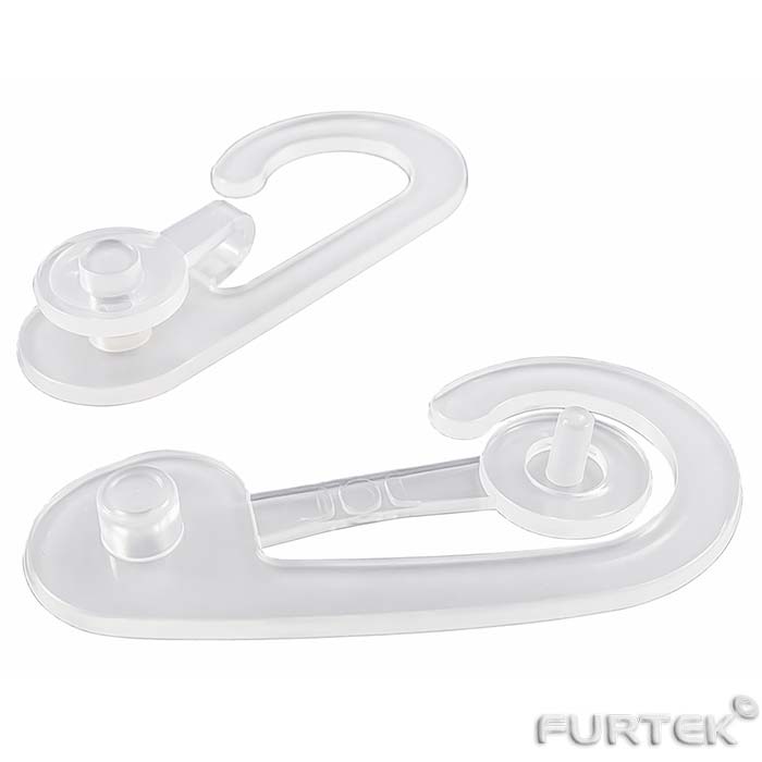 Пластиковый крючок-подвес с защелкой, 53х24 мм