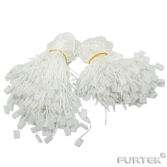 Белые веревочные биркодержатели Белые веревочные биркодержатели