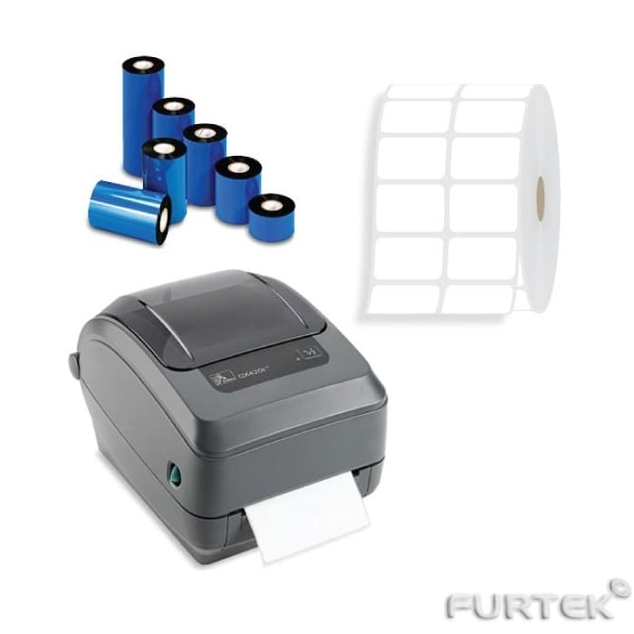Печать этикеток на термотрансферном принтере этикеток Zebra GX420t