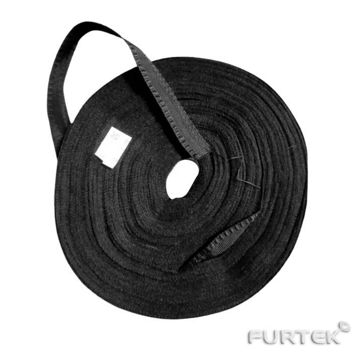 Корсажная лента для подшива брюк черного цвета
