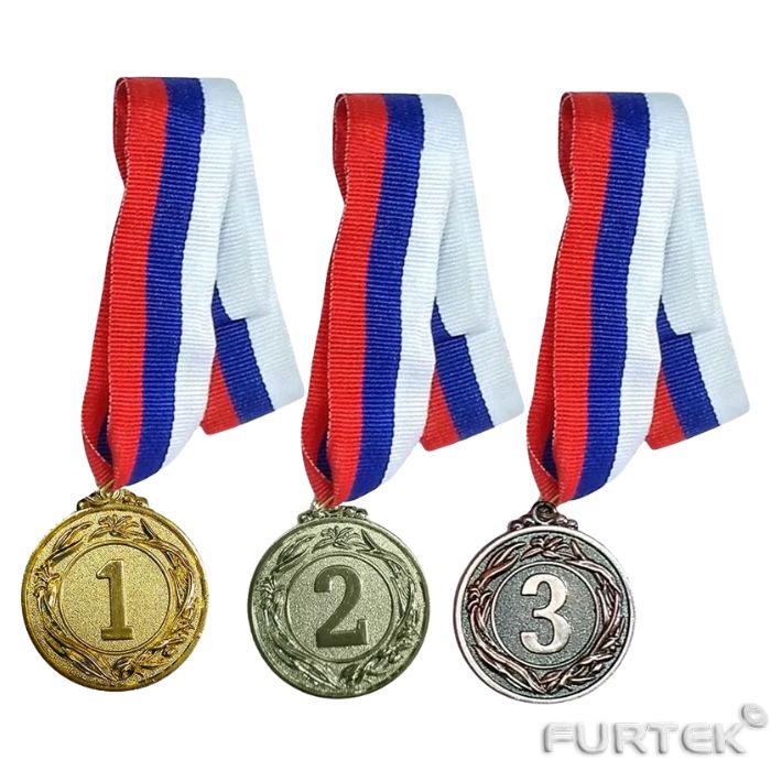 Медали на лентах триколор Медали на лентах триколор