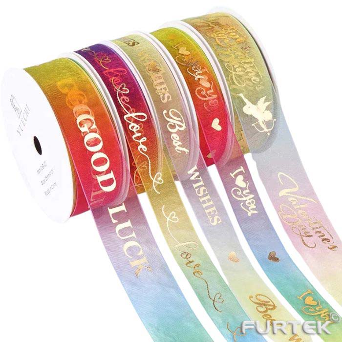 Печать на ленте из органзы