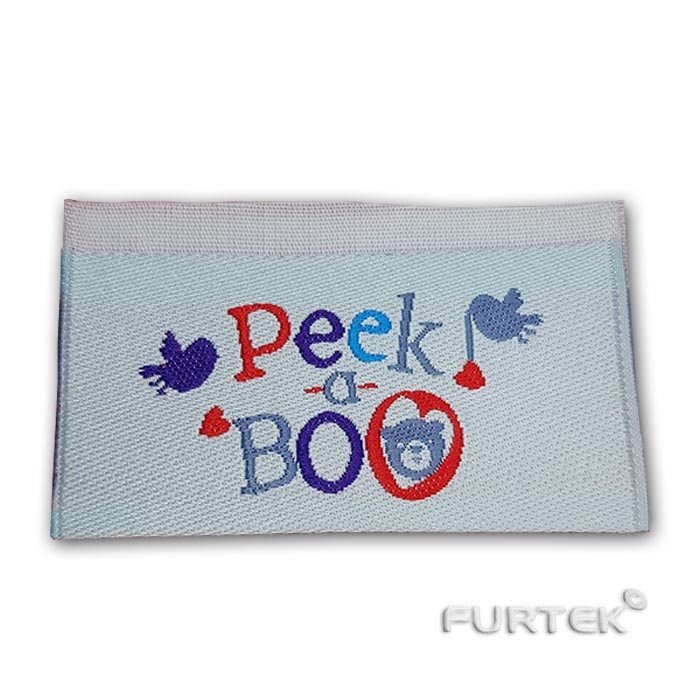 Жаккардовые этикетки Peek-A-Boo