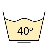 Щадящая стирка (температура – до 40 °C)